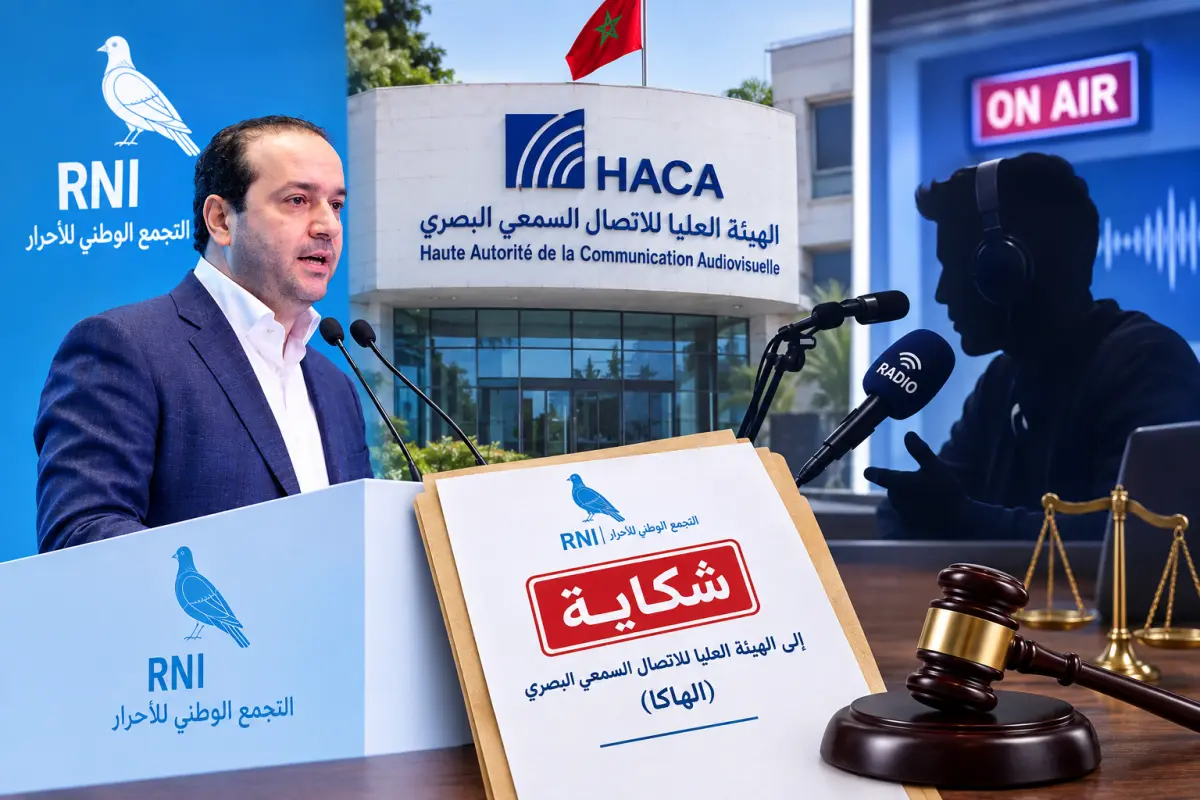 الأحرار يلجأ إلى “الهاكا” ضد منشط إذاعي ويلوح باللجوء إلى القضاء الأحرار يلجأ إلى “الهاكا” ضد منشط إذاعي ويلوح باللجوء إلى القضاء